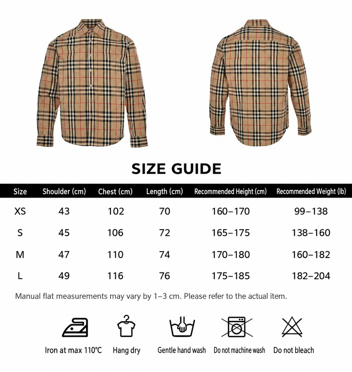 Burberry Classic Plaid Shirt