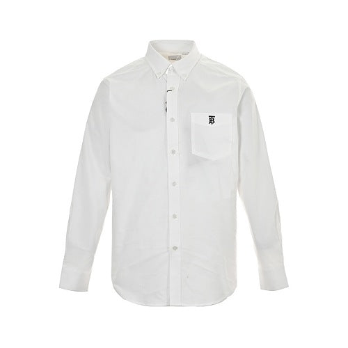 Burberry Classic Shirt with Small Embroidered Logo