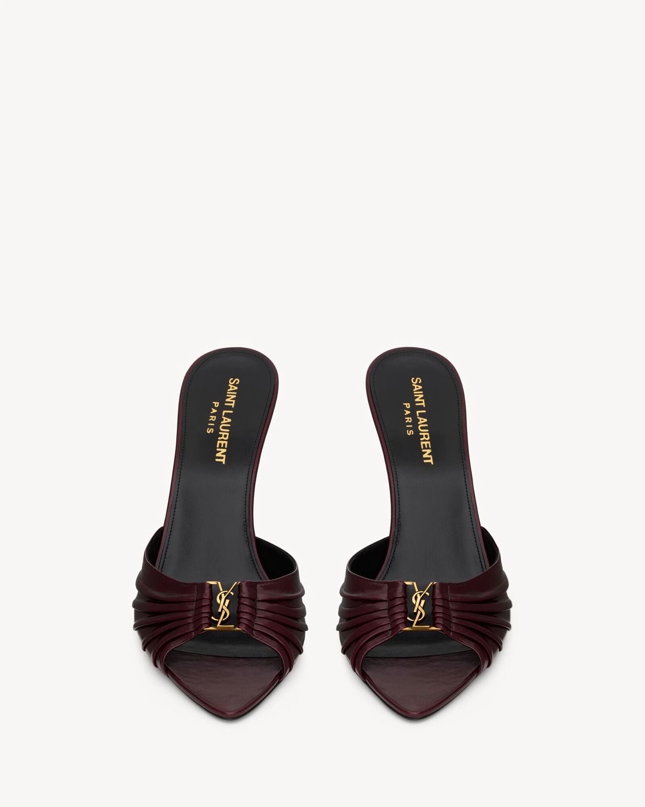BABYLONE MULES IN SMOOTH LEATHER