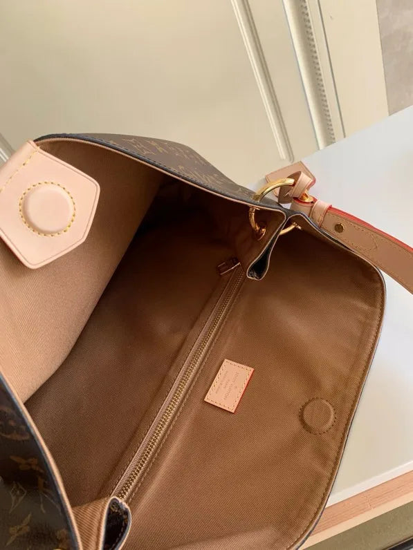 LV Graceful MM Monogram Canvas Shoulder Bag