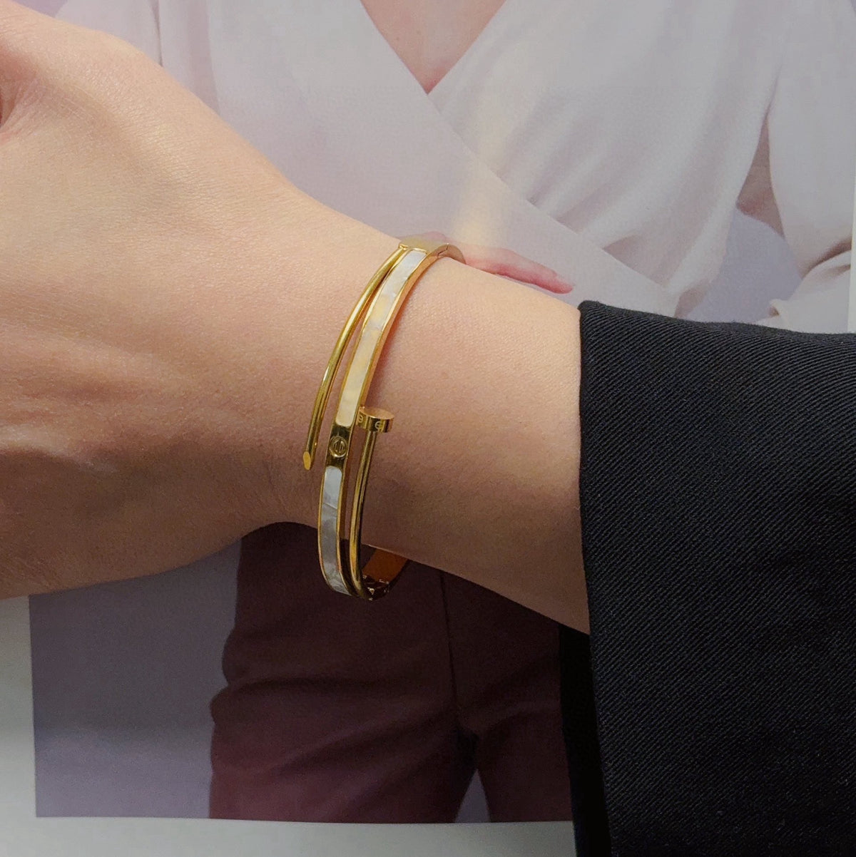 18K Gold-Plated Cartier Bracelet